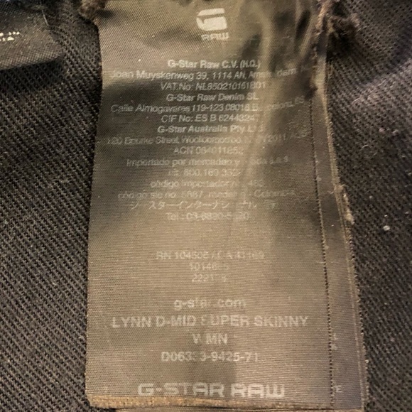 G-Star Lynn Mid Rise Super Skinny Jeans - Picture 13 of 16